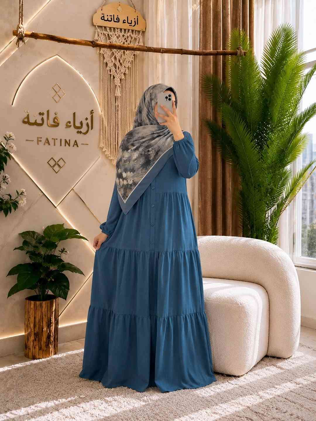 ازياء فاتنة
فستان ساده دبل كلوش 
موديلات فاتنة… ماتتفوت 
حصراً من ماركة فاتنة 
• مع الشال او الربطة هدية 🎁 
• طول الفستان 160 سم 
• ⁠فصاله يرهم ؏ ڪُـل اشكال الجسم
• تفصيله مريحة فصال فخم 
• تنطي مظهر انحف باللبس
• ⁠ ✨
قطعة تبقى وياج سنين وما تبطل موديلها 👌

متوفر حالياً بكمية محدودة
راسلينا خاص واحجزي بسرعة قبل النفاذ 💌

#ازياء_فاتنة⁩⁩
قالب راهي 
___________________________ 
🖊️ االــخـــــــاامــة :- 
“كتان ايطالي ” فاخر “ مستورد هو من الأقمشة التي تتميز بنسيجها الفخم ويمتاز بمقاومته للتجعد وسهولة غسلة.
• القماش بي  لمعة بسيطة
 ❥ ─── ❥ ─── ❥ ─── ❥ 

القياسات عادية وخاصة 

🌱القياس العادي):- 
تلبس وزن من 70 الى 90 كــــيـلـو ⚖️ 
يعني يلبس قياس . 42. 44. 46. 48

🌱القياس الخاص):- 
تلبس وزن من 90 الى 120 كــــيـلـو ⚖️ 
يعني يلبس قياس . 50. 52. 54. 58 
_______________________ 
ســــعـــر  الفستان بـــ 55 الفــــﮯ 
وية هدية 🎁 الشال او الربطة 
_______________________ 
للحجز والاستفسار المراسلة ؏ــلى الواتساب :- ***********
***********

