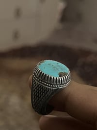 فيروزي صياغه قديمه حجره كلش جميله للبيع صياغة ثقيلهً  07701654578