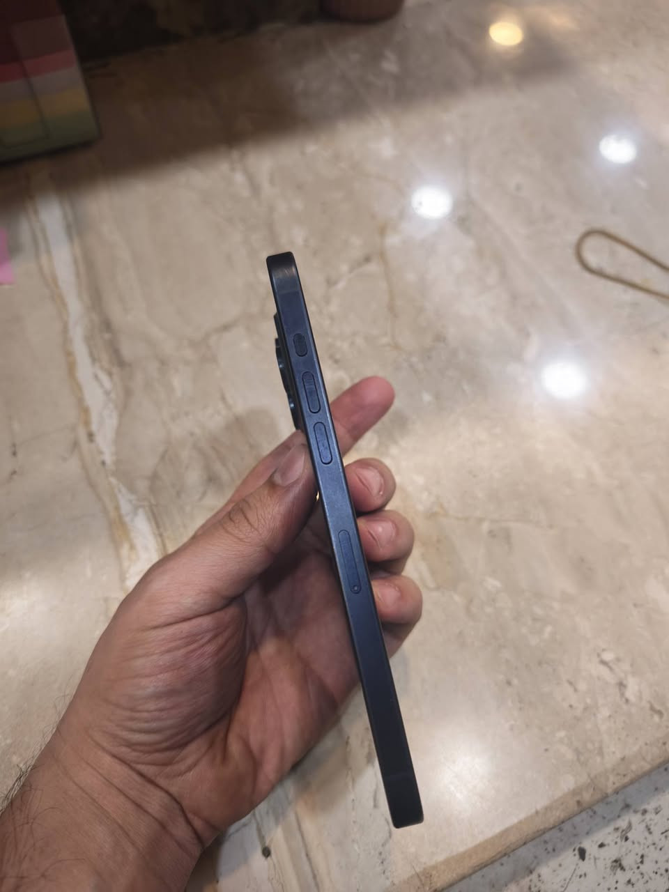 Iphone 15pro max
بطاريه 85
لون ازرق 
جديد بدون تصليح او تبديل
سعر 960
مكاني كرادة بغداد
***********
