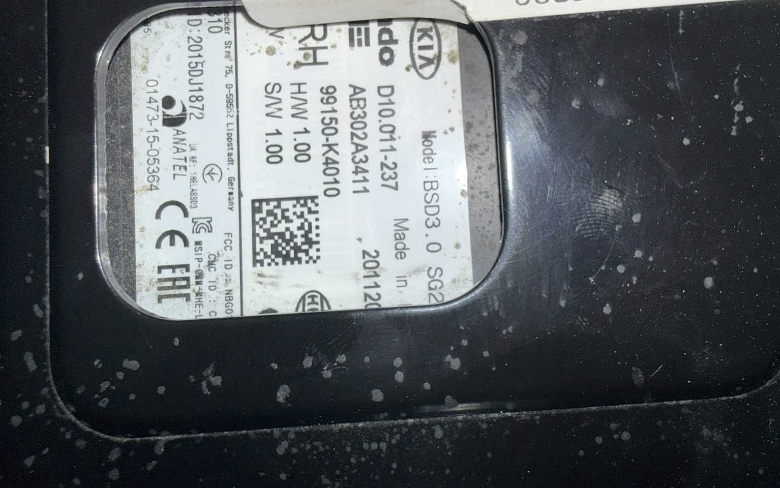 السلام عليكم رادار خلفي جهة اليمين كونا كهرباء موديل 2023 كود k4010-99150 للبيع للاستفسار ***********
