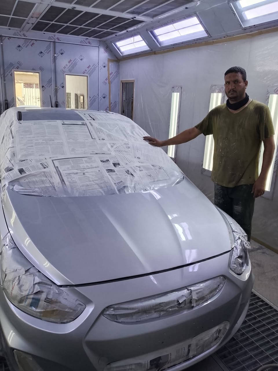نور الوشام لخبط كافه الوان السيارات بلكنبيوتر
صبغ اكسنت سلفر .كود الون 2C
صبغ حزام عاشت يدك حبيبي احمد الصباغ 
العنوان كربلاء حي الصناعي فرع الرايه كراج الامير 
بإدارة نور الوشام 
***********
🥳🥳🥳🥳
