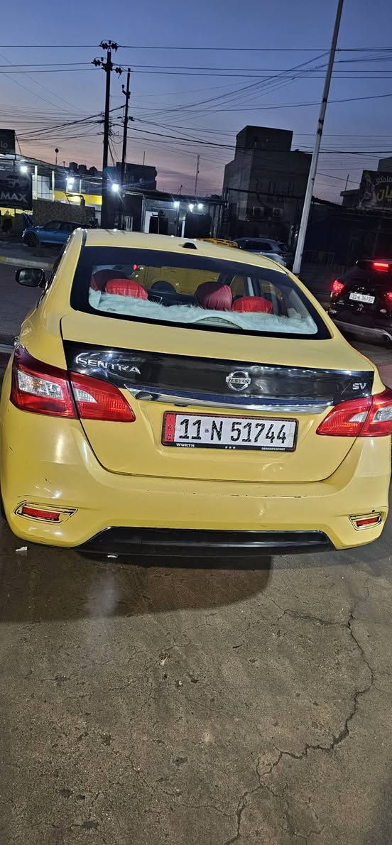 نيسان سنترا موديل 18 غاز بانزين سياره جاهزه كير محرك صدر تايرات تبريد كله جديد أربع  تبريد لمس لايت زينول سعرها قفل 108 سياره بدون تبديل فقط راس البونيد معجون وربع جامرلغ فقط مكان السياره كركوك للاتصال ***********
