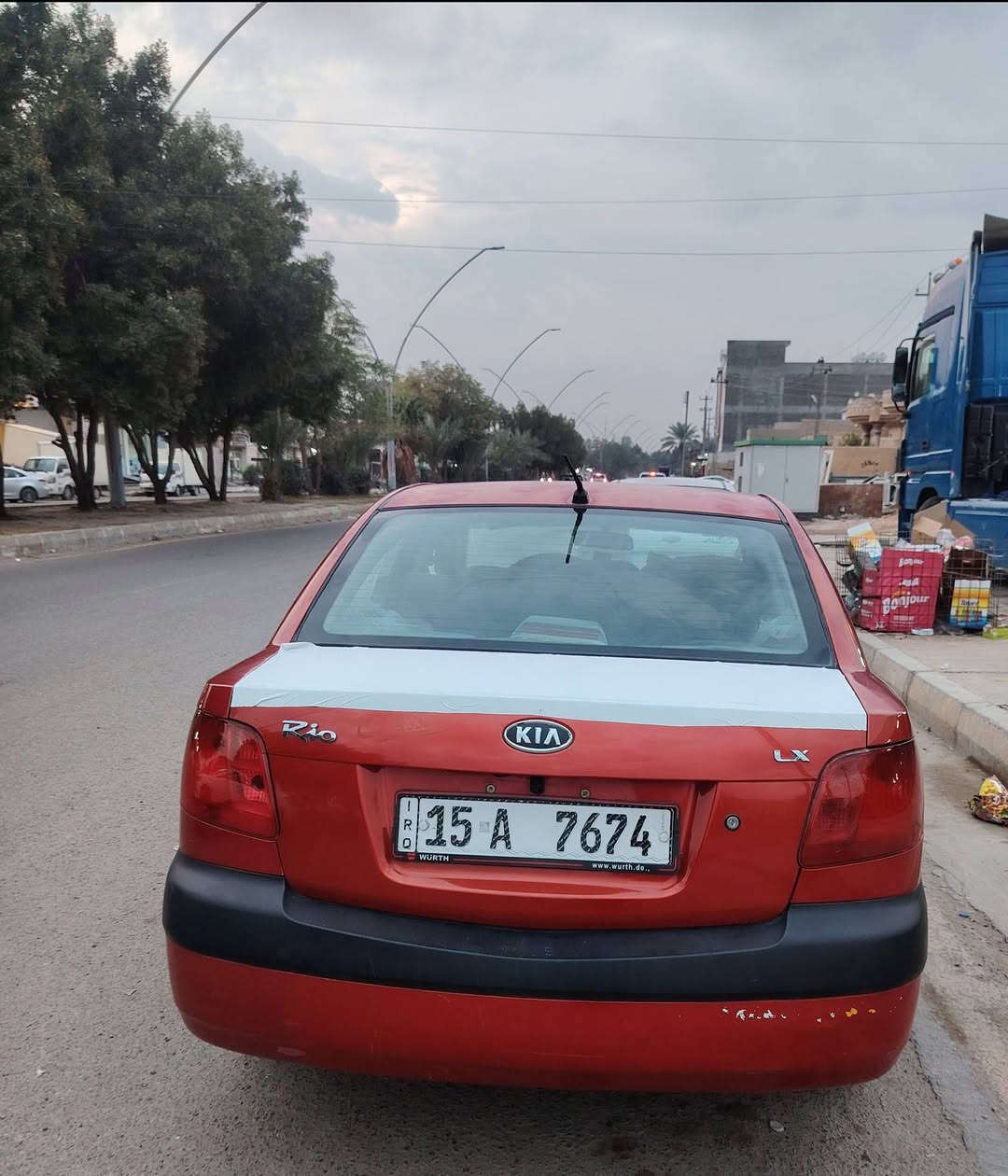 كيا ريو 2007رقم انبار انكليزي مكينه وكير شرط كفاله مكينه 1600حداديه 90بل 100تخم تأير جديد بشرط تراي وين تريد لايت زنون نقصها تبريد فجاه طفه درايم شفت ايسر بي طكطه سياره بيها 3قطع صبغ بس اني ابيع حزام بنيد وقماره وجنطه مامصبوغات سياره مكفوله من دواخل سعر ٧٥ وبيها مجال قليل  مكان السياره ابو غريب خان ضاري ***********
