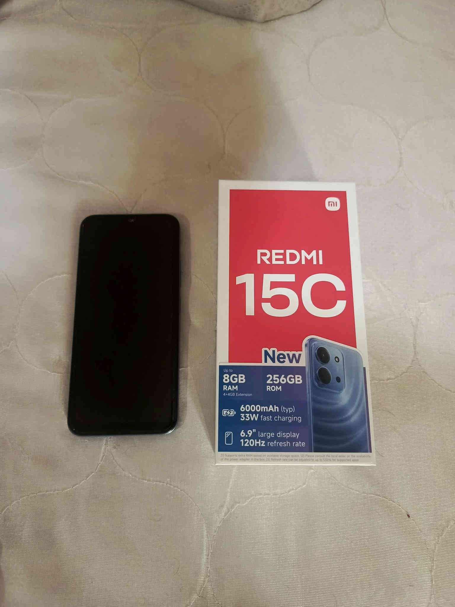 السلام عليكم
جهاز شاومي ريدمي c15 الجهاز جديد مستخدم يومين فقط بعده بالباكيت شرط نضافه 100% كامل ملحقاته مواصفاته كلش حلوه رام 8 ذاكره 256 شاشه جبيره ممتازه السعر 150 الف مكاني سدة الهنديه / المهناويه / / قرب ملعب قريه 1 / ‏‪***********‬‏
