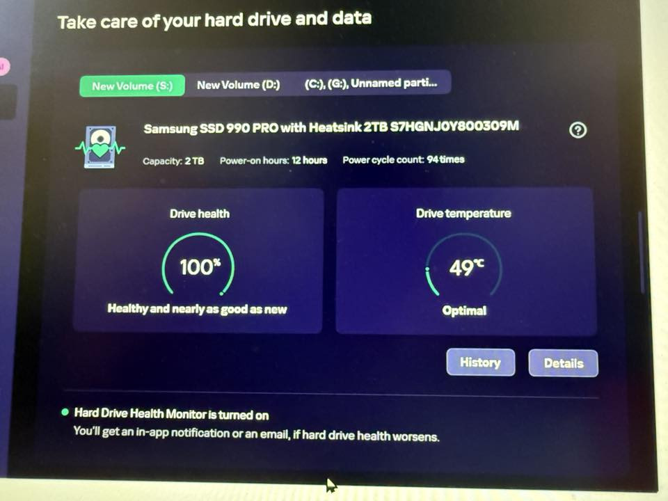M.2 salsung 990 pro 2tb
بس مفتوح مثل ما واضح بالصورة. 
السعر ٤٠٠ الف 
مكاني بصرة موجود توصيل بس تحول لأدمن سوبركي أو زين كاش ومن توصلك القطعة يتحول الي


**إذا كنت صاحب هذا الإعلان وتريد حذفه لأي سبب، رجاءا أرسل رسالة إلى الدعم الفني**