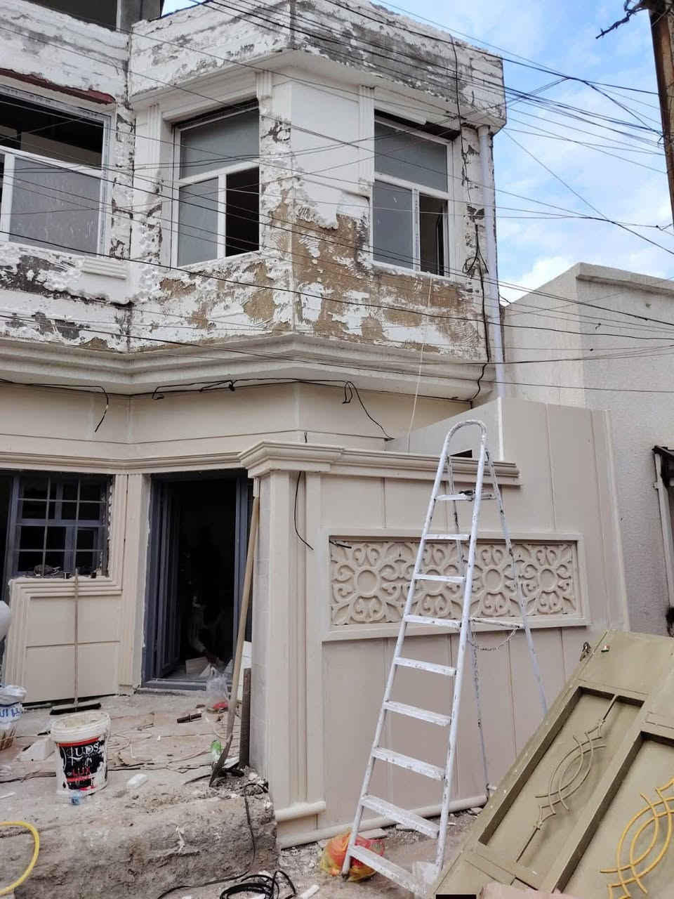 سلام عليكم جميعا
أسعد الله أوقاتكم بكل خير انشاء الله 
كادر اختصاص واجهات فوم تغليف 
واجهات لبخ 
واجهات طلس 
واجهات لمسات 
واجهات مرمر و
حجر
واجهات صبغ 
كادر من كركوك متواجدين بل بصره شغلنا بكل انحاء البصره 
الاستفسار إتصال على رقم واتساب او اتفضل خاص متواجدين عل فيس بوك ***********
