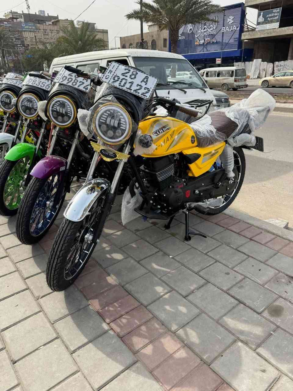 🔥 عرض محدود ومميز 🔥
🏍️ دراجة نارية سونك ان ماكس  الأصلية

✅ حجم المحرك 200cc CBF
✅ دشبول MP3
✅ جَبَلِيّة وقوية بالتحميل والاستخدام
✅ شاشة إلكترونية حديثة
✅ إضاءة LED زينون قوية
✅ شاصي قوي ومتين يتحمل الشغل الثقيل

🎯 مناسبة جداً لأهل الدلفري والشغل اليومي
💰 سعرها خيالي ومناسب — لا تفوّت الفرصة!

📍 بغداد – شارع فلسطين – قرب مطعم الابتسام 
📍موتور شوب

📞 للاستفسار والطلب: 
 0784 448 0406‬ - 0771 861 9761
