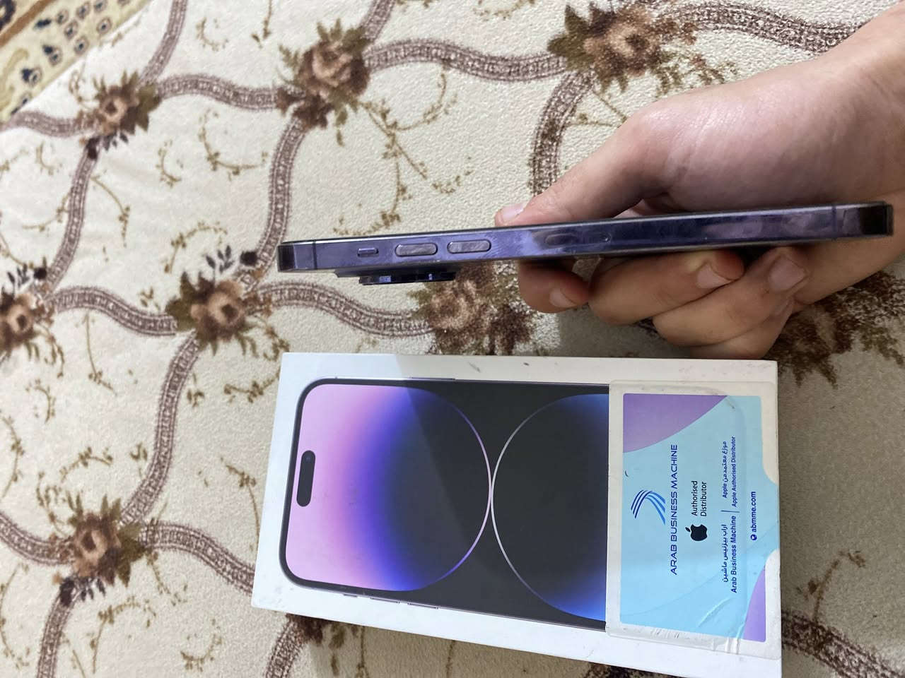 سلام عليكم ايفون 14برو ماكس للبيع
ذاكره256
بطاياريه 85
جهاز نضيف بدرجه 
سعره900 وبي مجال شي قليل


**إذا كنت صاحب هذا الإعلان وتريد حذفه لأي سبب، رجاءا أرسل رسالة إلى الدعم الفني**