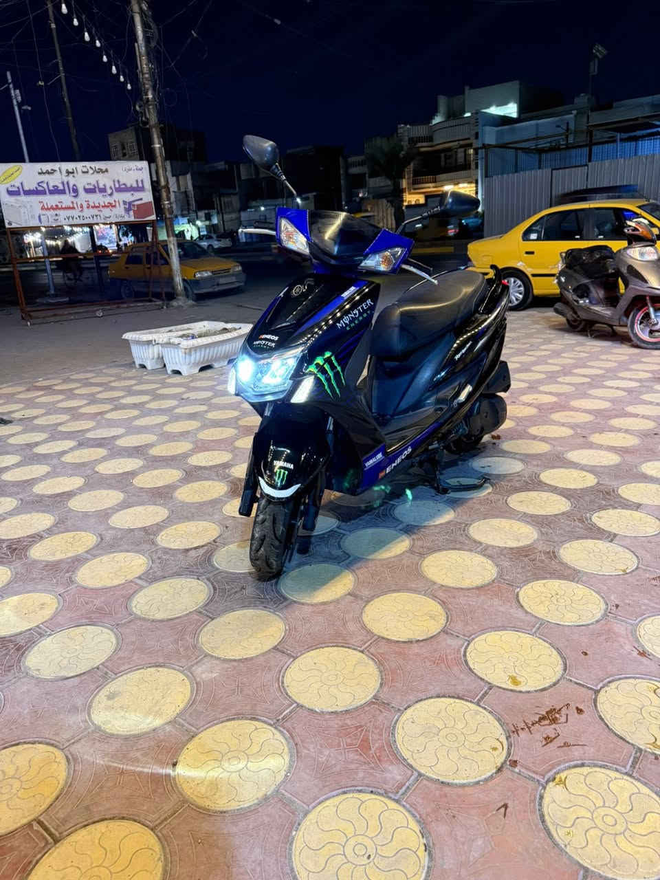 دراجة سكنز LED موديل 2020 منزلها ع ايدي زيرو ماشيه 17 الف دراجة مكفولة من كلشي مداخله تصليح ابد مجرد تايرات مبدلهن دراجة خير من الله ناعمة كلشي شغال بيها اشارات بگ لايت ليدات اماميه دراجه بيها فقط شخوط بسيطه 
السعر 16$ 
وبيها مجال كلش بسيط حگ الجيه 
للاستفسار ***********
