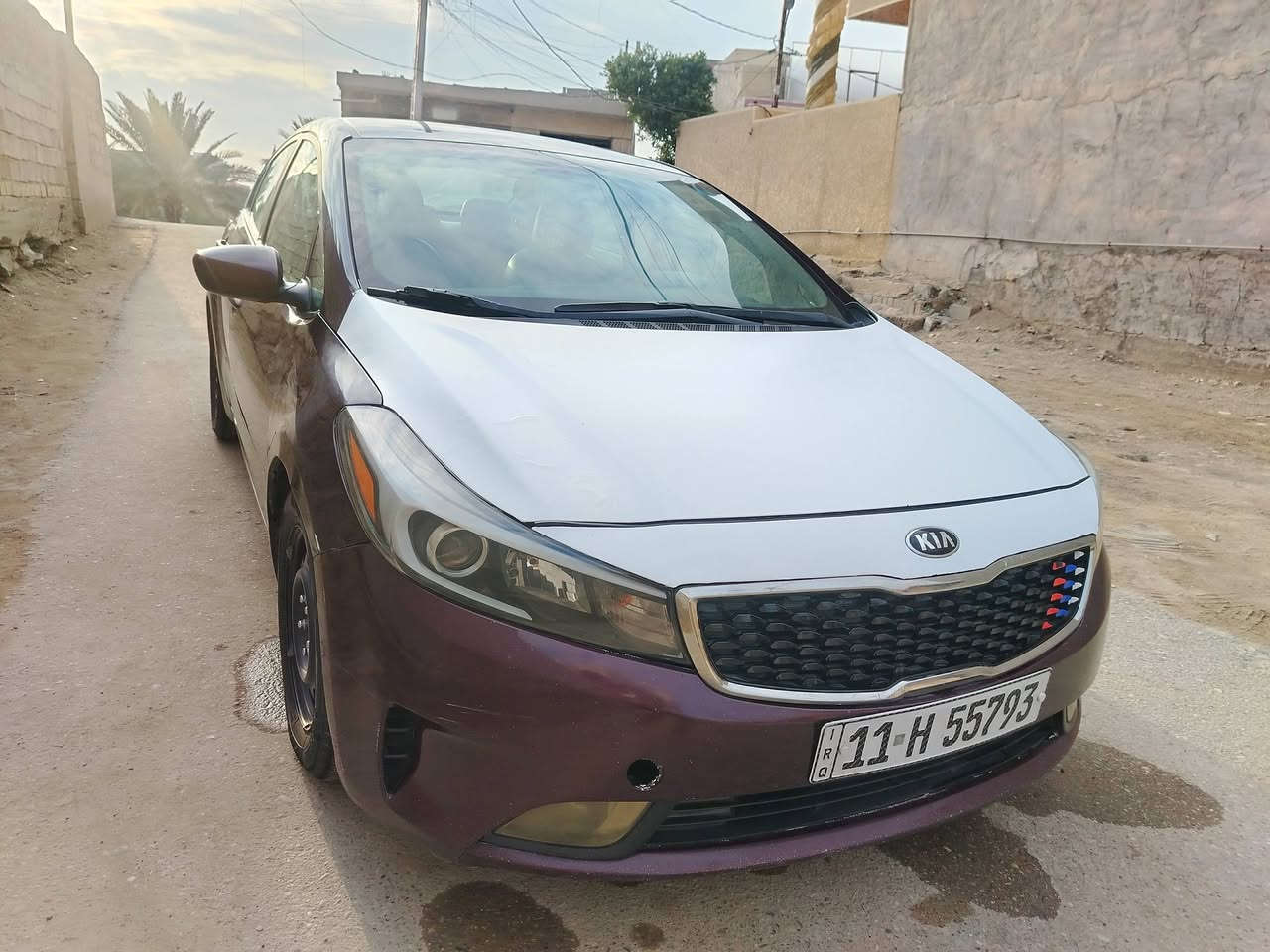 السلام عليكم
سيارة فورتي موديل 2017 
السعر ١١٨
الموقع ديالئ جديده الشط 
اتصال ع هذا الرقم ***********
