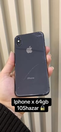 آيفون X • ٦٤ • شاشة مكسورة