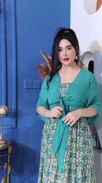 فستان بنات • كشمير • مقاسات 2XL-5XL