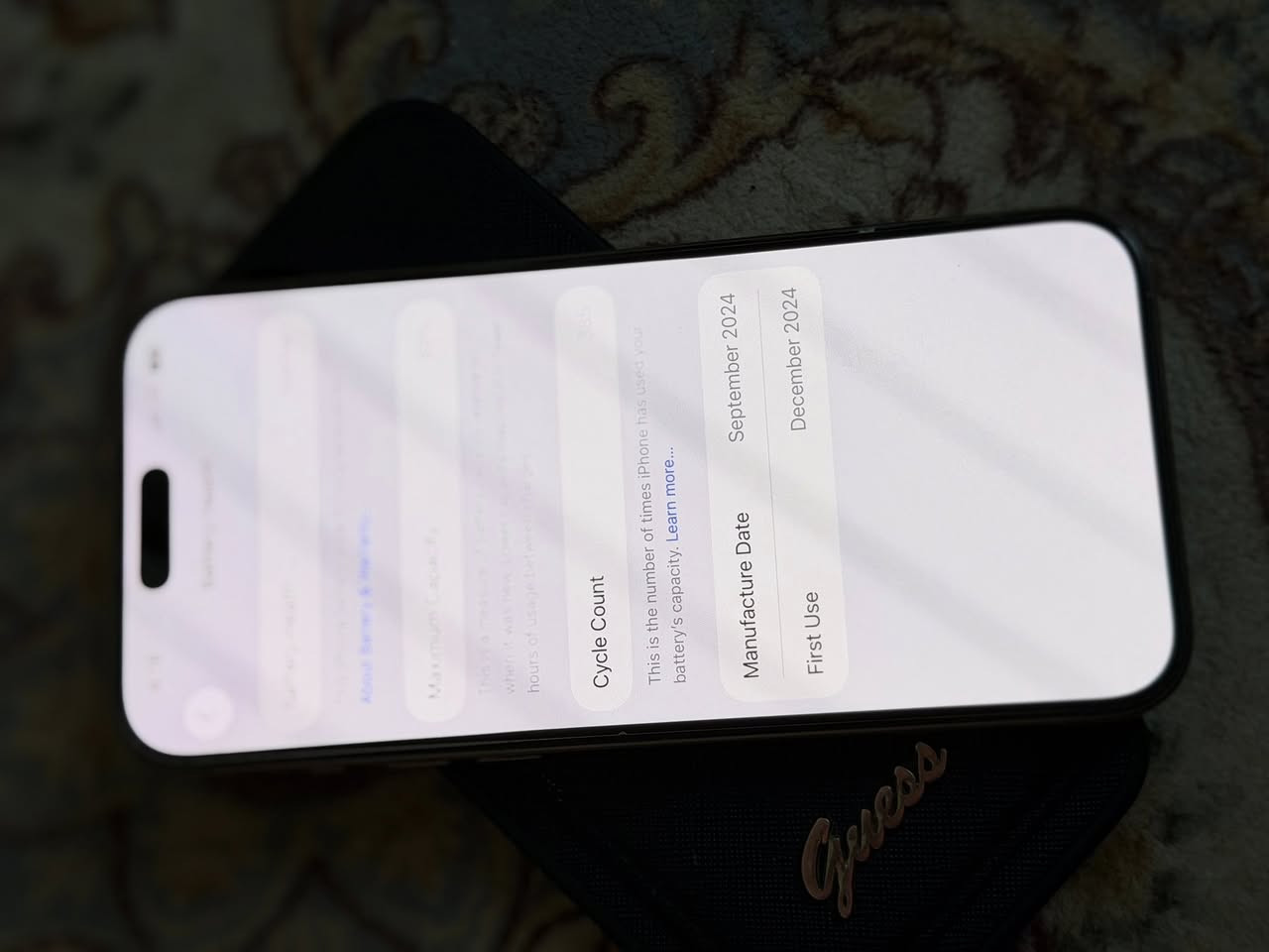 السلام عليكم ورحمة الله
ايفون ١٦ برو ماكس
ذاكرة ٢٥٦
بطارية 93%
الجهاز بحالة جيدة جدا 
السعر مليون و٣٥٠الف


**إذا كنت صاحب هذا الإعلان وتريد حذفه لأي سبب، رجاءا أرسل رسالة إلى الدعم الفني**