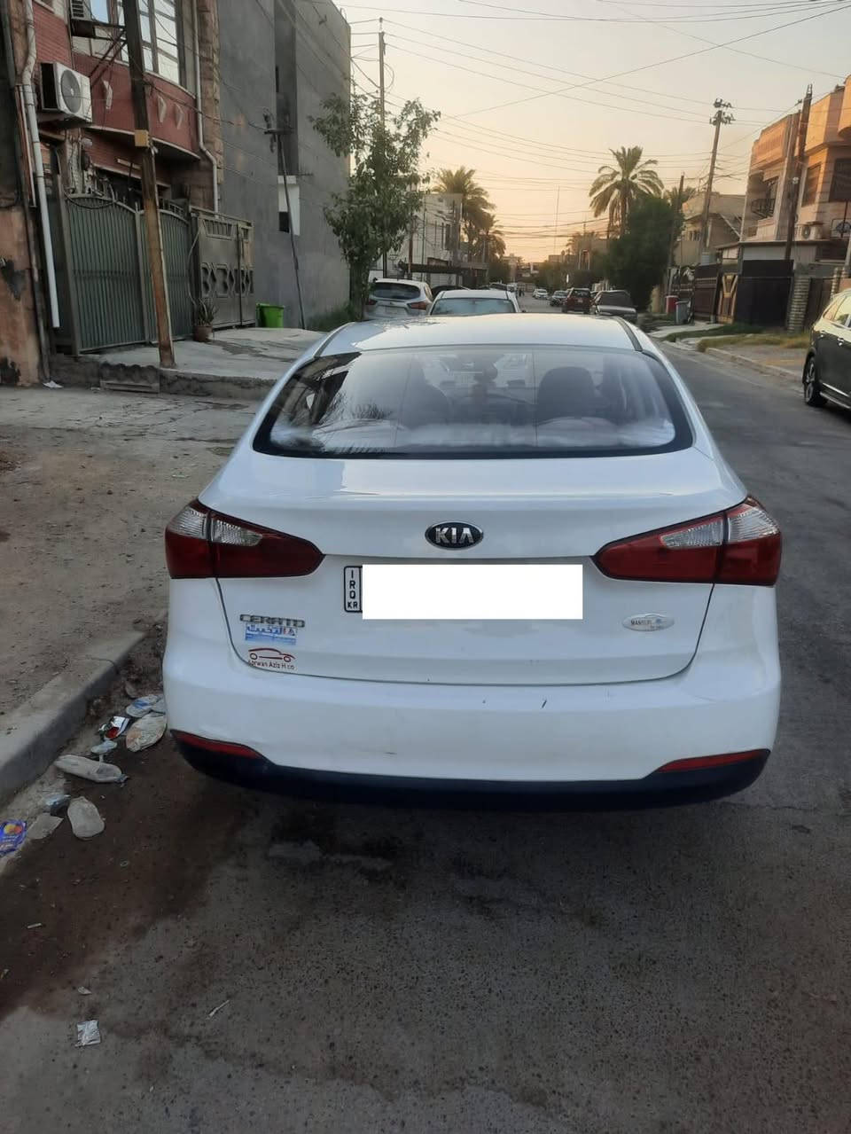 سيراتو خليجي 2014
فتحة سقف 
تحكم ستيرن 
ويل كب حجم 16 
سياره مكفوله عدا صبغ هلال وربع دوسه فقط 
محرك 1600 
ماشية 180 كيلو متر 
كاعيه جلد 
رقم سليمانية دولي بأسمي تحويل ثاني يوم 
مكاني بغداد العامرية 

***********
