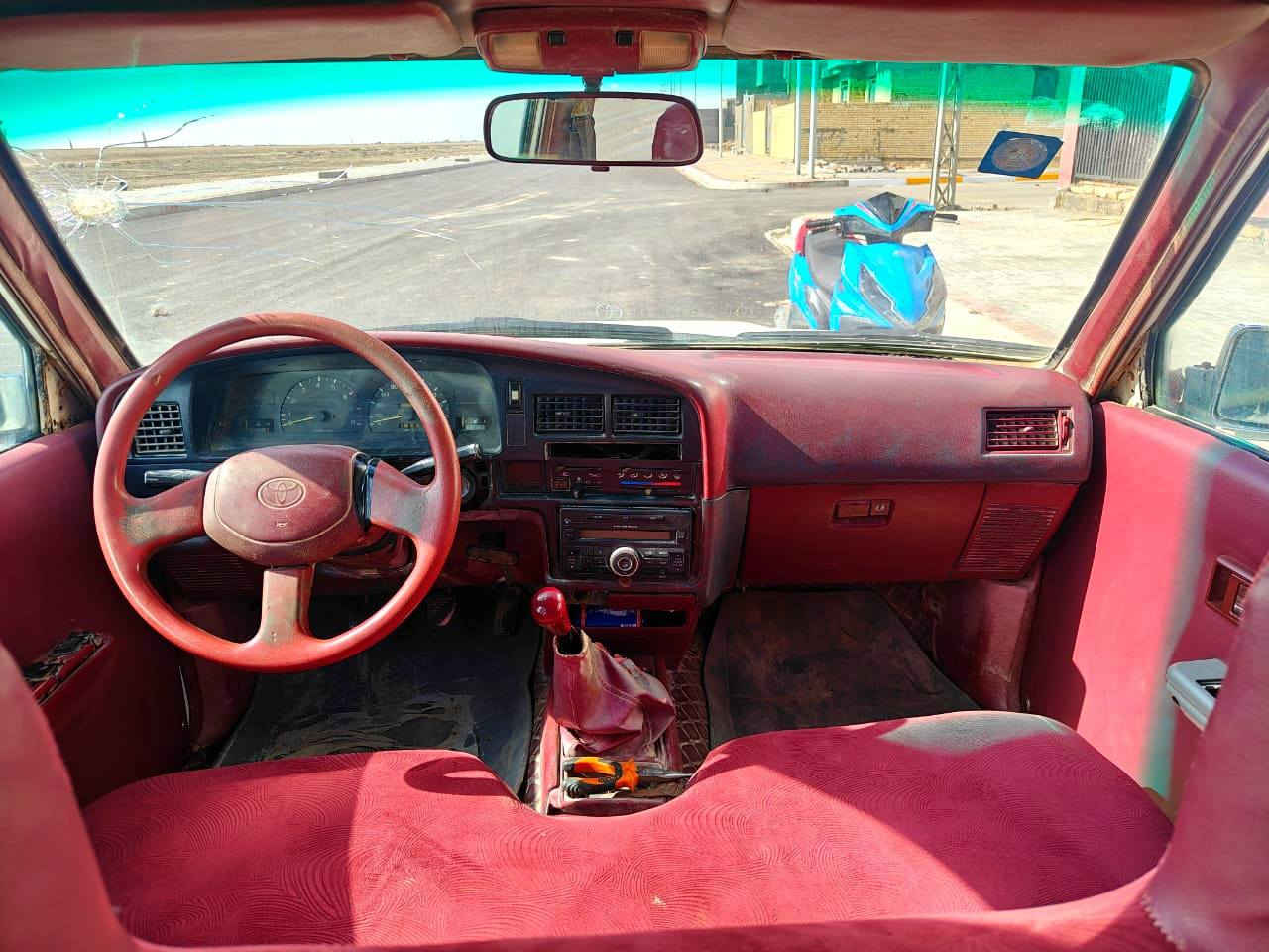 تيوتا للبيع مديل 95 مكفوله كفاله عامه ما عدا الخياس الموضحة في الصورة الرقم البصره انكليزي بسمي سنويه جديده لل2030 مكانها ومالكها المثنى ب55 وبيه مجال 
 
رقم المالك ***********
