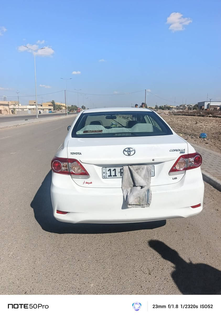 سلام عليكم
كورلا 2011 مكفوله من الضربه ولصبغ ولتبديل شرط السونار 
بيها بارد شبر ب باب مال سايق السيارة نضيفه بمعنى الكلمه 
5ويل كب السونار اليعجبك مكان السيارة بغداد السعر 160 
وبي مجال حك الجيه الهاتف /‏‪***********‬‏
