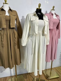 فستان • ستره قصيره • فري سايز ٤٠-٧٠ كجم