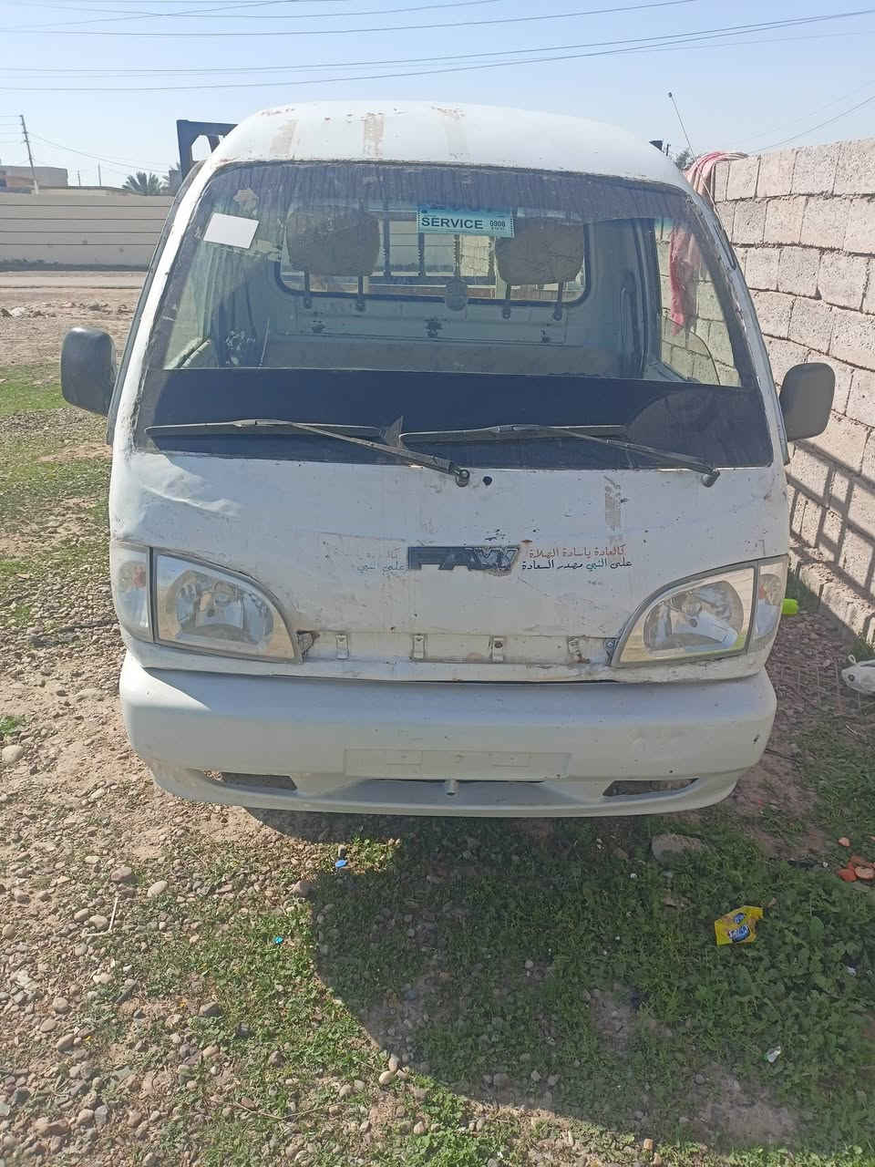 كيه فاو نضيف منيفيس شرط محرك وكير وتواير وباتري وكهربايات شرط شاصي والخياس السعر 11  العنوان العلم رقم الهاتف ***********
