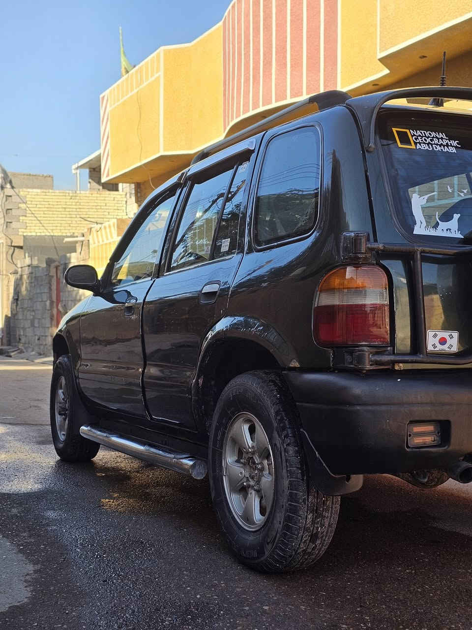 سلام عليكم
للبيع فقط (بدون مراوس):
كيا سبورتاج موديل 1994
اللون: زيتوني
المحرك: 2000  بلادي
الكير: أوتوماتيك
كفالة عامة
تايرات جديدة
السيارة خالية من الغرامات ومصفّرة
رقم بغداد
مشروع وطني – تحويل فوري ثاني يوم
السعر: 48 ورقة وقابل للتفاوض البسيط مكان السيارة بغداد المعامل العماري 
للتواصل على الرقم فقط:
***********
