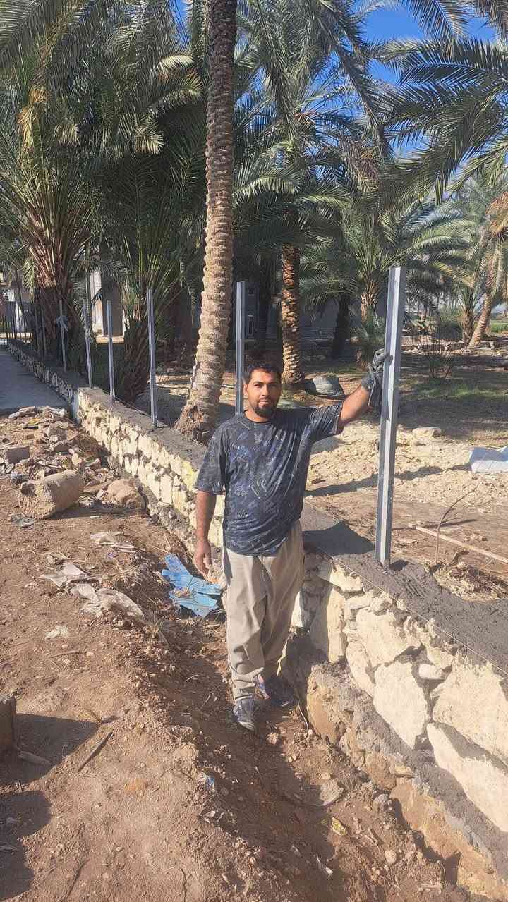 *********** السلام عليكم بناء حجر كرسته وعمل
