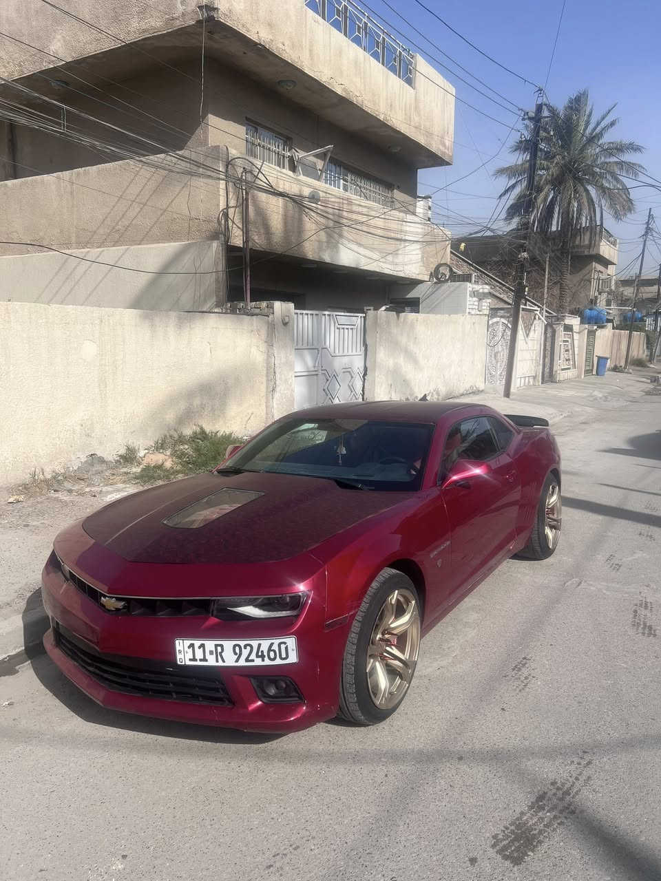 السلام عليكم شلونهم الشباب الغوالي 
اول شي السياره جوه نعال اصغر واحد بيكم شبابنه
كمارو 2014 ss ls3 v8. 6200
 كليننننن تايتل
 بس البنيد مبدل رجعته بلاد جان كاربن فايبر السياره فول مواصفات عدا الفتحه للاخييرررر شتريد موجود 
والسياره مصروف عليها صرف حلو ومرتب  وشوفة عينكم هل لون بفئتها بس 3 منها بالعراق كله
لدات داخليه وخارجيه اوركال شغل ياسر سبارك البطل 
وبرمجه الوحش ايكل 
ومتحتاج مصرف بكد ربع 
مكاني بغداد بلديات
واتساب *********** 
السعر 145 وبيها مجال للطيبين
