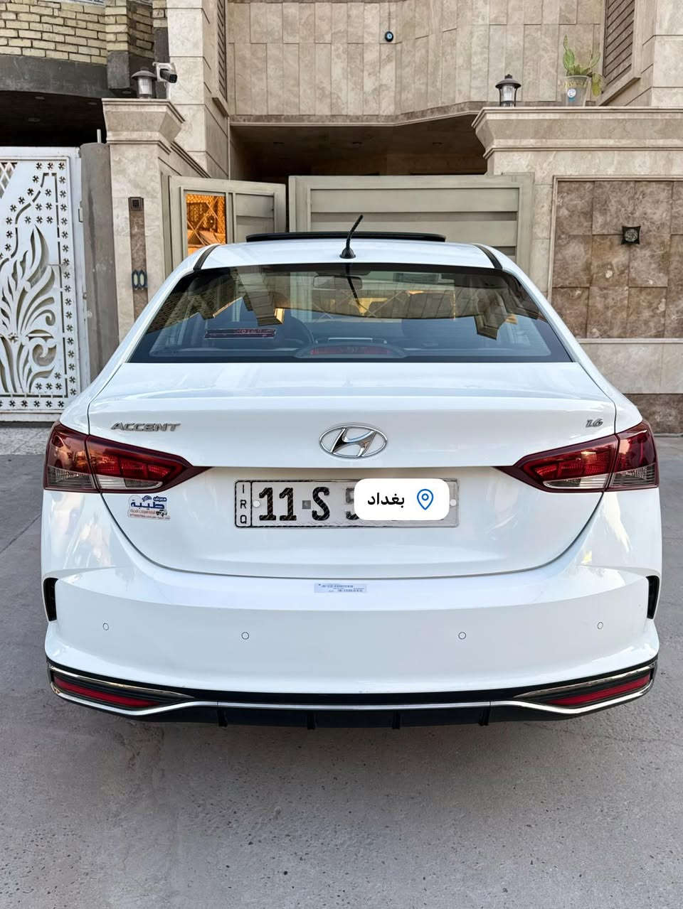 السلام عليكم

اكسنت موديل 2023 خليجي محرك 1600

كير ومكينه مكفولات

المواصفات:

 • شاشة

 • فتحة سقف

 • تحكم ستيرن

 • اشاير بالمري

 • مري شفط

 • زنون عالي ناصي

 • حساسات خلفية

 • خمسة ويل كب

 • قطعتين تبريد

 • مانع انزلاق

السيارة ماشية 30 الف 

بيه صبغ بدوسه باقي كفاله  

السيارة باسمي تحويل ثاني يوم رقم بغداد الجديد.

السعر  132 بيه مجال 

مكان السيارة: بغداد جميله 

 ‭***********‬
