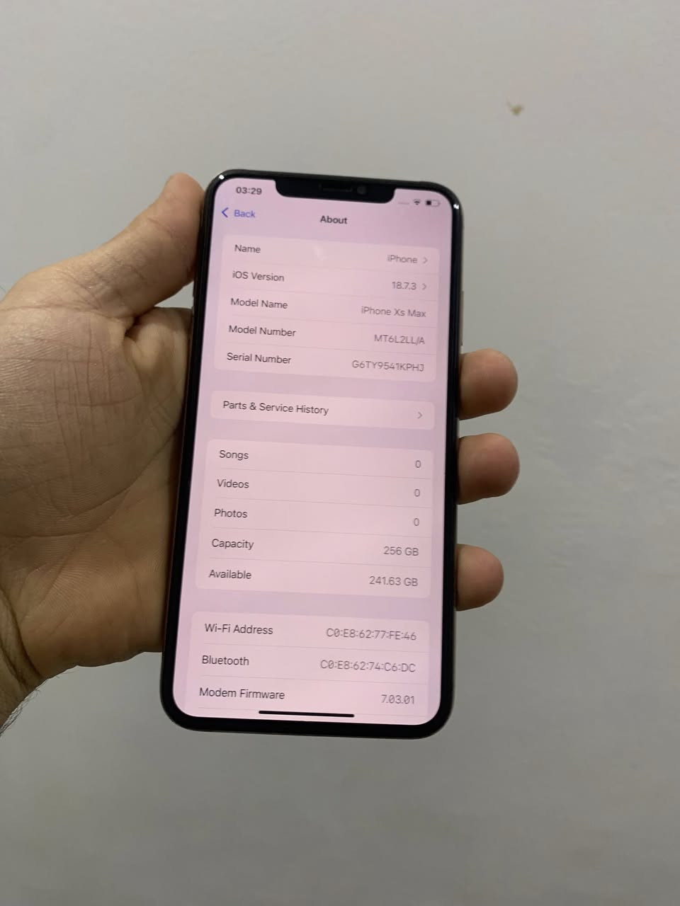 سلام عليكم اخوان ايفون xsmax جيهاز مامفتوح شرط ابيع 256 كيكا كل شي بيلادد بطاريه 77 🔋 شرط فحس سعر ٢٠٠ ألف بي مجال قليل وتساب ***********❤️

