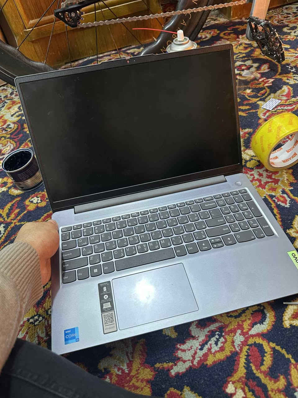 Lenovo idea pad 3 slim…..
السلام عليكم شباب
متاح حاسبه lenovo 
استعمال قليل كلشش
المواصفات:
Core i3 gen 13 جيل 
RAM:8
Hard:256ssd
System:windows 11 home 
Graphics Card:intel graphics cards 
السعر:٣٩٩الف وبي مجال 
العنوان نجف ومتاح توصيل لجميع المحافظات 
الرقم ***********
حجم الشاشة 15.9
