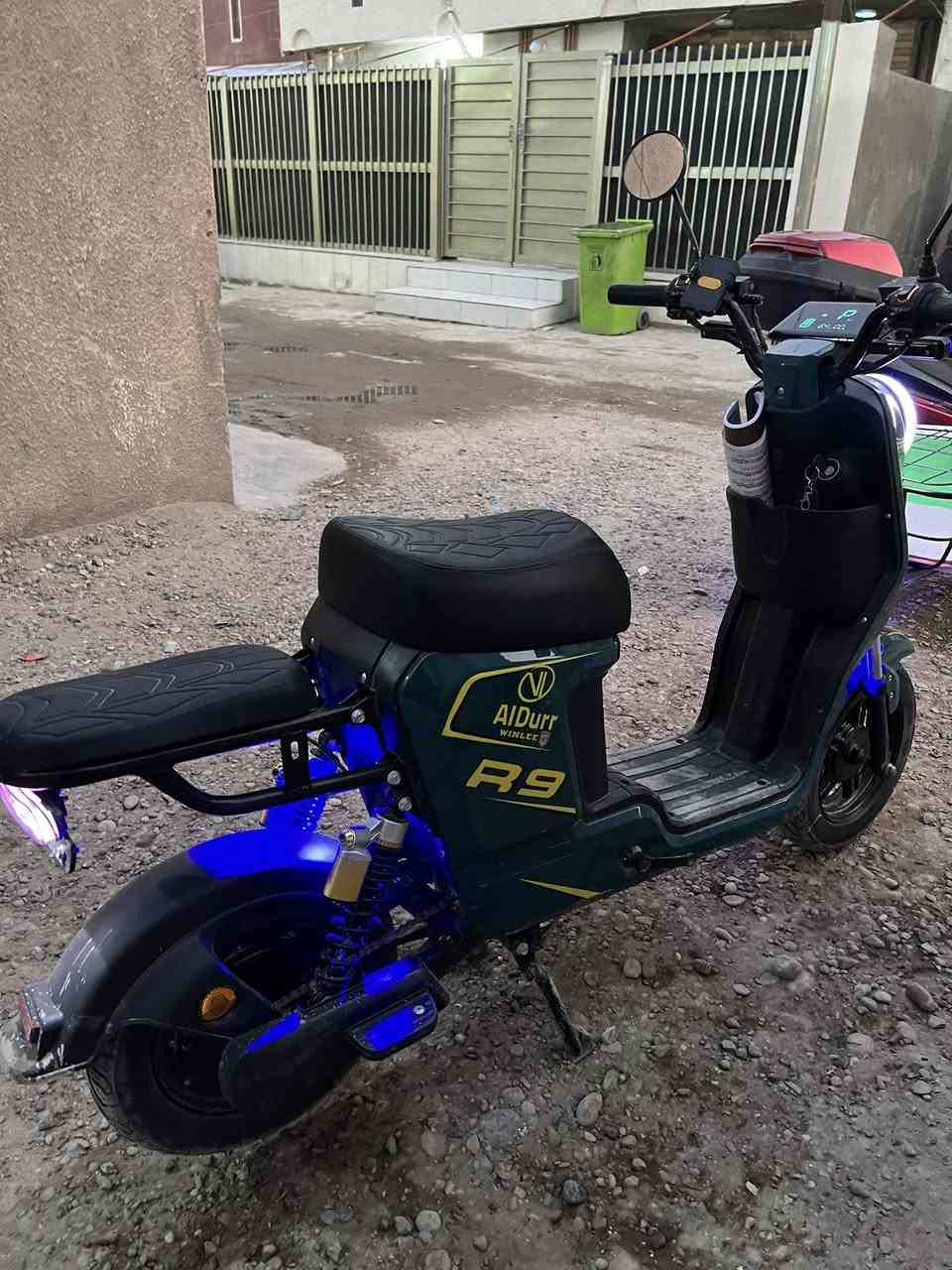 السلام عليكم دراجةR9 شركة  WINLEE فول مواصفات بصمه تشغيل عن بعد كلشي بيها شغال ما بيها عطل اخذها شغل واطلع لون مميز بطاريات 5حجم الكبير  استخدامها اقل الشهرين  ماخذها ما ناقصها شيء ابد نظافتها 100‎%‎ شخط ما بيها سعرها قفل قفل 🔒(500) الف وهاي صورها 

الرقم للتواصل بي واتساب 
‭0770 590 2906‬
والخاص موجود 
والعنوان بغداد الامين الثانيه
