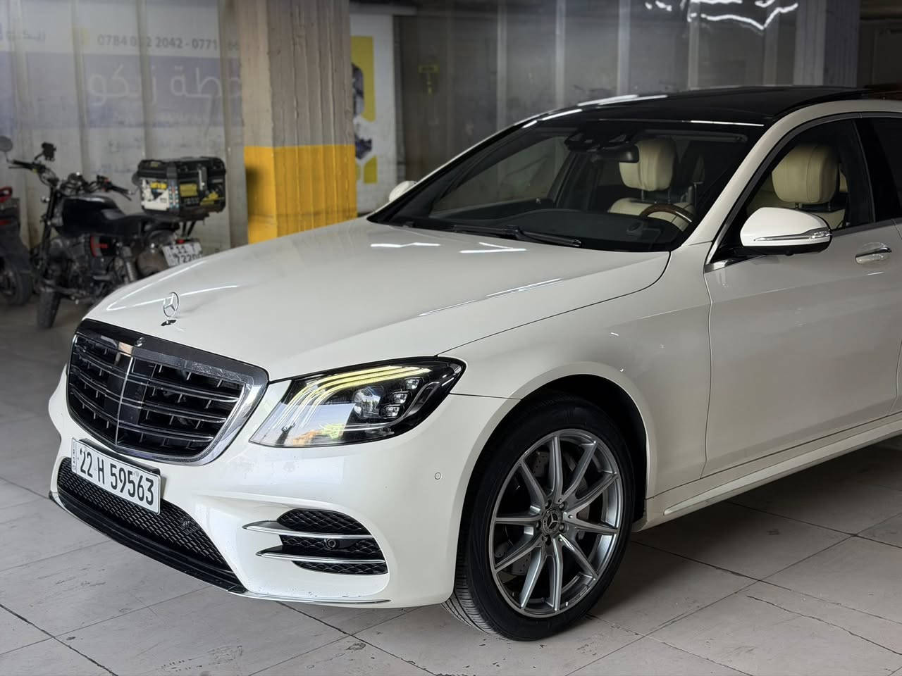 مارسيدس S500 موديل 2014 وارد خليجي  BCM
5 فصوص فووول
لعشاق الفخامة مرسيدس رئاسي فووول مواصفات 5 دكم
ماشية 160 الف كيلو حقيقي
باب طويل 
بانوراما
داخل دزاينو ابيض
كشنات تدفئة وتبريد ومساج وخزن VIP
فول بردات كهرباء
جكات وناظور ليلي
كامرات 360 وحساسات محيطية وابواب شفط
مكان السيارة بغداد
للاستفسار : ***********
