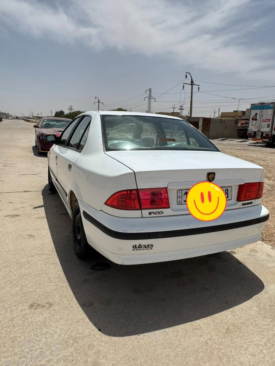 السلام عليكم سمند موديل 12كفاله گير مكينه حداديه تبريد سياره جاهزه رقم بغداد سنويه 28 
*********** 
مامتواجد ع الفيس السعر 55
