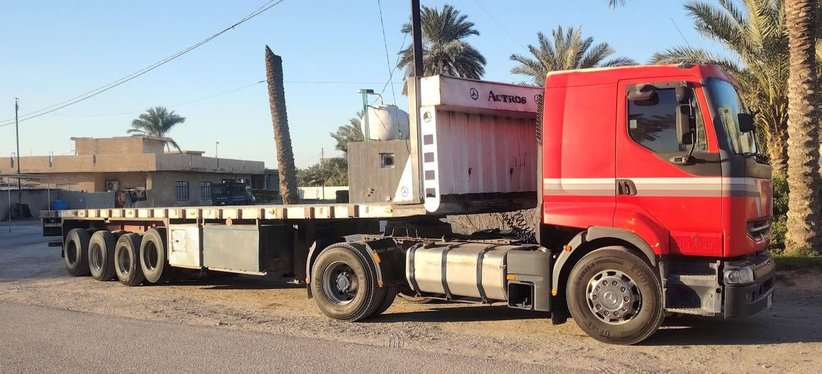 السلام عليكم رينو للبيع ١٩٩٨ حجم ٣٨٥ مواصفات حكومية بم ونوزل بلادي كير فلر ٤×٤اكسل برينة تخم تاير مع عربة اوربيه محددة طول ١٣و٦٠ المكان بغداد ابي غريب ***********
