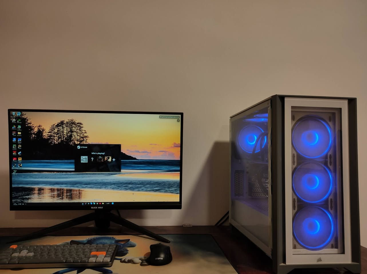 🔥 تجميعة ألعاب للبيع – RTX 3080 / core i5 13400 F 🔥
تجميعة قوية جداً بحالة ممتازة والاستخدام قليل. كل القطع حديثة وعالية الأداء، وتشغل جميع الألعاب على إعدادات عالية بدون مشاكل.
🖥 المواصفات الأساسية:
المعالج (CPU): Intel Core i5-13400F
كرت الشاشة (GPU): Palit RTX 3080 10GB
الرام (RAM): 16GB DDR4 3600MHz – T-Force
التخزين (SSD): 1TB NVMe M.2
المذربورد (Motherboard): MSI B760
مزود الطاقة (PSU): 750W
التبريد (Cooling): تبريد مائي (Liquid Cooler)
الكيس (Case): Corsair iCUE 4000X RGB
الشاشة (Monitor): Plack Wolf 27″ 2K 160Hz
لوحة المفاتيح (Keyboard): Redragon K652 Azure
UPS: Offline 3000VA
📌 الحالة: ممتازة جداً
📌 الموقع: الكوت / واسط
💰 السعر: 1,850,000 دينار قابل للتفاوض
🎮 مناسبة لجميع الألعاب الثقيلة مثل:
Warzone – Cyberpunk – GTA – Fortnite وغيرها على إعدادات عالية
📩 للتواصل: راسلني خاص
#كمبيوتر_ألعاب #Palit #RTX3080 #PC_Gaming #بيع_كمبيوتر #العراق


**إذا كنت صاحب هذا الإعلان وتريد حذفه لأي سبب، رجاءا أرسل رسالة إلى الدعم الفني**