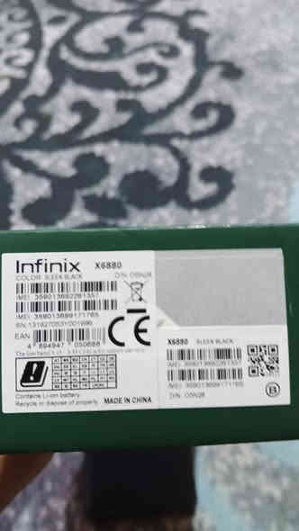 السلام عليكم انفنكس هوت 50 برو بلس المواصفات كبالكم الجهاز ما بي اي مشاكل لا مفتوح ولا مصلح ثنين سيم كارت شاحنته الأصليه استخدام شهرين السعر 220 وبي مجال يوجد توصيل جميع محافظات العراق الرقم ***********
