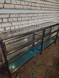 فاترينة المنيوم • ١٢٠سم • ٢٤٠سم