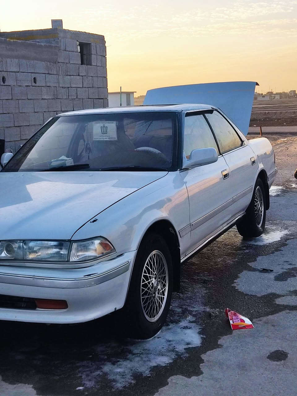 سلام عليكم سياره مارك كصيف سياره كفاله عامه من كلشي تخم تاير حداديه حلوه غرفتيه كشنات حلوات رقم نجف مشروع وطني اليف وكينه بدون لا تبخير ولا تنقيص وكير حلو ما بيه اي مشكله رقم جهاز ***********
