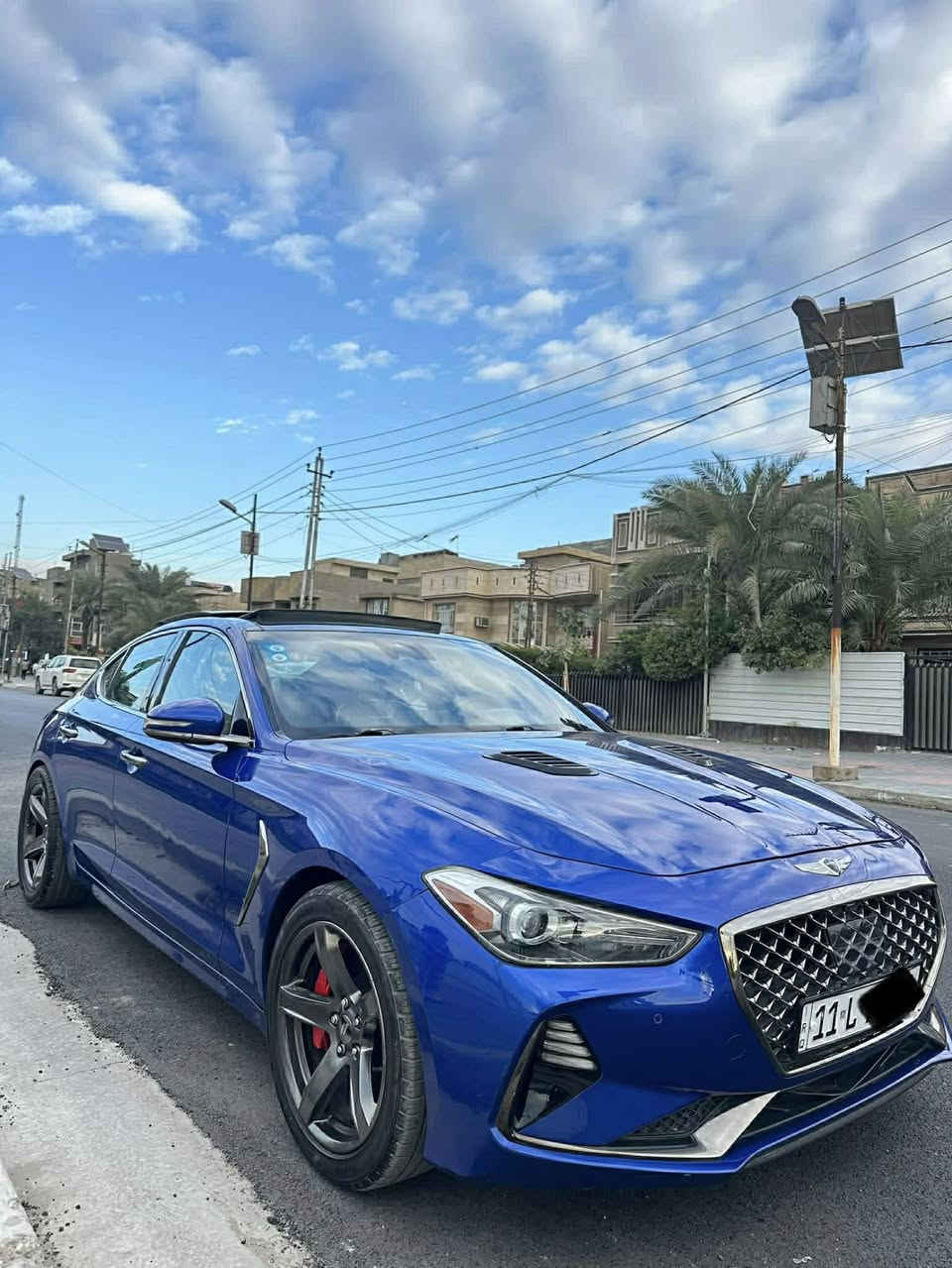 جنسز 2019 G70 برستيج 1/1 فول مواصفات 3.3 
حادثها جاملغ امامي مبدل نفس اللون 
وخلفي طخه بسيطه سعرها جدا مناسب ب 174$ ورقة
وبيه مجال بسيط بيع سريع ***********
