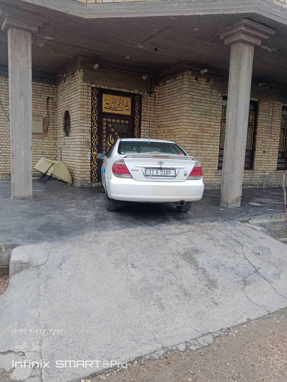 كامري ٢٠٠٦ خليجي
محرك اربعه سلندر ٢٤٠٠
محرك كير مكفولات
بيه قطعه باب سكن تبديل بلادي
رقم بغداد انكليزي باسمي هزه جديده
سعره ١١٠ 
مكاني الانبار الكرمه 
***********
