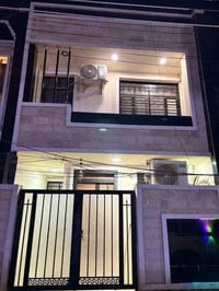 الدار للبيع 100متر  واجهة 5نزال 20 بغداد حي الجهاد مربع الطائي المربع ...