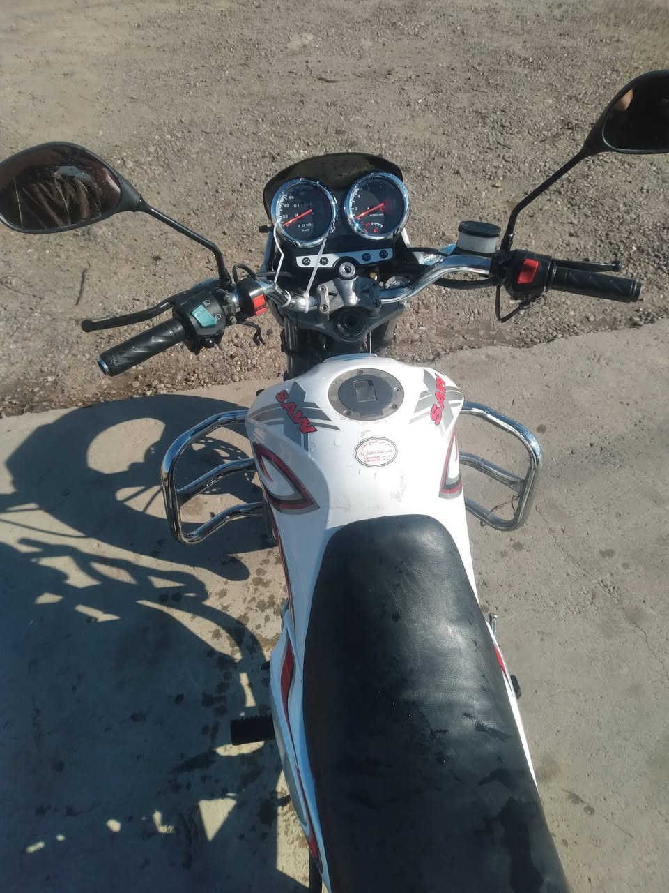 السلام عليكم سنكي موديل 2018 اوراق كامله كهربائيات شغاله ماكينه لا تنقيص لا تبخير دراجه نظيفه***********
