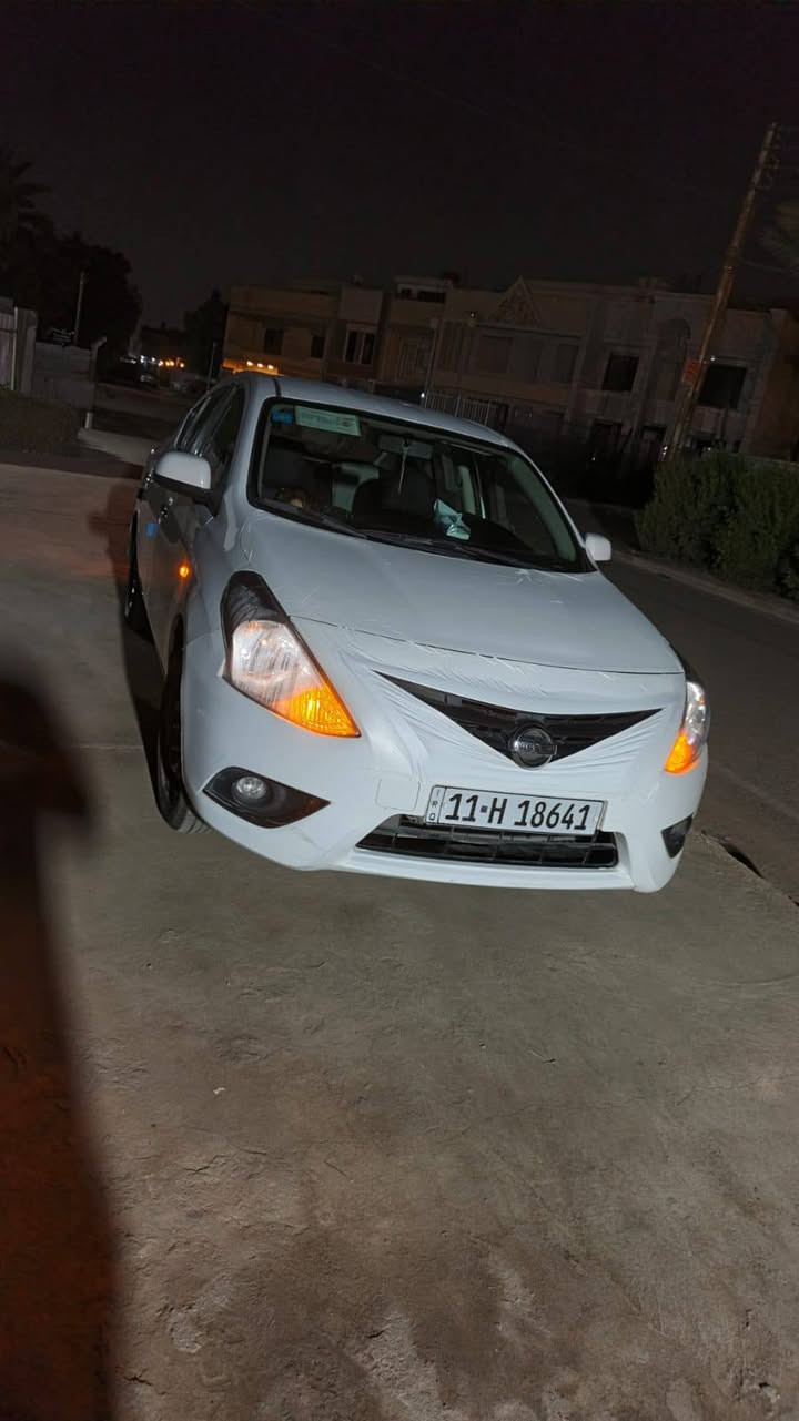 نيسان صني
السلام عليك 
نيسان صني 
موديل 2019
كير مكينة تبريد كفالة
حساسات خلفية
كامرة خلفية
دواخل فول نضافة 
السيارة مابيها اي نقوصات
تشغل وتتوكل على اللـه
والسونار واضح كدامكم
السعر 110 وبيها مجال للشراي
العنوان بغداد البياع حي العلام 
***********
