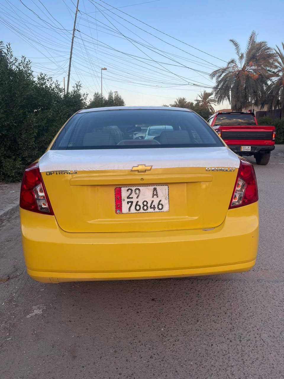 اوبترا موديل 2011 الشركة العامة للسيارات 
مشروع وطني الرقم الدولي الجديد
السيارة مصبوغة حزام للجمالية أثر جراد 
بدون أي ضرر يذكر 
گير مكينة تبريد حدادية كله تمام 
السعر 68 ورقه 
مكاني بغداد 
موبايل ***********  بيه واتساب
