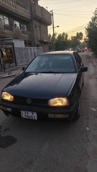 كولف موديل 93 سياره محرك 1800 تبريد جاهزه من كلشي غرامات مصفره هزه جدي...