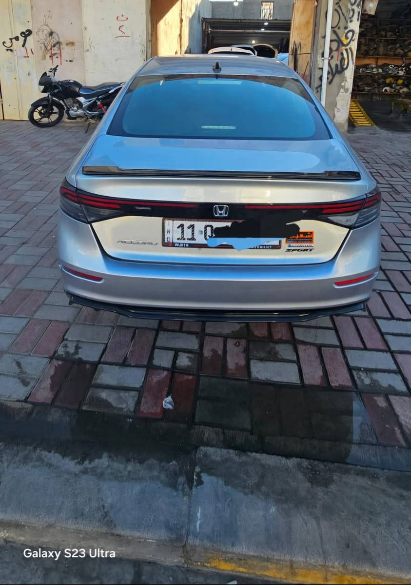 السلام عليكم
هوندا اكورد سبورت  L
موديل ٢٠٢٤
ماشيه ١٣٠٠٠
السعر ١٨٥ ورقه
وهذا رقم الشاصي
1HGCY2F75RA084508
رقم بغداد بأسمي
وهذا الرقم بي واتس ***********
