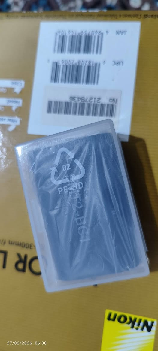 بطاريه كامره كانون //جديد غير مستخدم
بطاريات صليات  سعت بطاريه //مللي امبير 2650
واط 19.6
فولت 7.4
يعني اقوه من تجي وي الكامره


**إذا كنت صاحب هذا الإعلان وتريد حذفه لأي سبب، رجاءا أرسل رسالة إلى الدعم الفني**