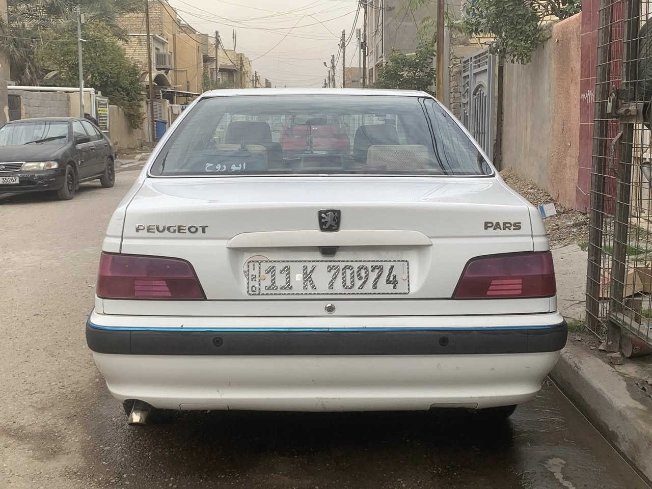 السلام عليكم بيجو بارص 2018رقم بغداد بأسمي. تحويل ثاني يوم رقم انكليزي جديد
السياره جاهز من كلشي 
تبريد وتدفئة خير من الله
سياره بدون ضربه 
بيه بارد اربع اصابع بلجاملغ اليمن 
تخم تاير جديد
دوشمه داخليه كامله 
شاشه كبيره 
تحكم استبرن 
كير ومحرك خير من الله 
مكاني البياع حي التراث 
رقم ***********
السعر 69وبيه مجال
