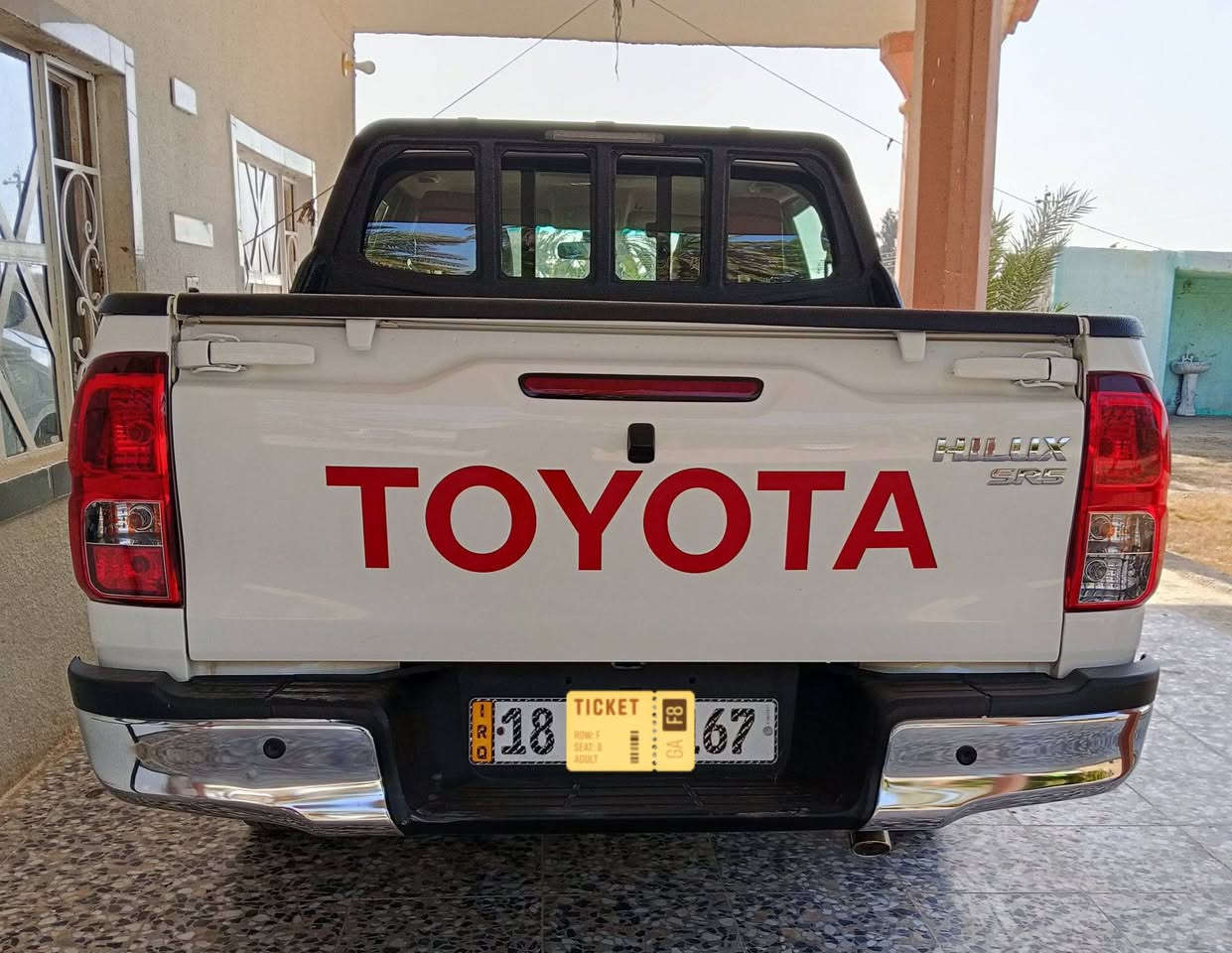 السلام عليكم
تويوتا هايلوكس  موديل 2025 كير اوتماتيك
 كويتي ماشية 14 الف بحالة الوكالة كفالة عامة من جكة الابرة 
مدوشمة دوشمة كاملة 
السعر 310 وبيها مجال قليل 
للاسستفسار 
***********
***********
اخوان الموشراي لا يتصل رجاءا
