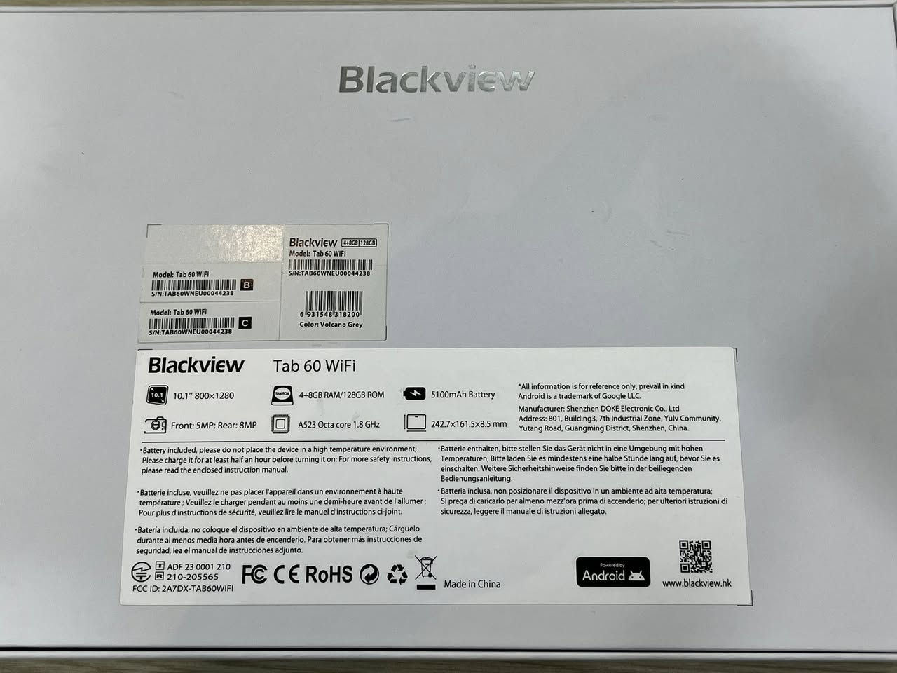 Tab 60 Wifi
نظافة 100% مع الباكيت والشاحنة مالتو 
السعر 80 الف


**إذا كنت صاحب هذا الإعلان وتريد حذفه لأي سبب، رجاءا أرسل رسالة إلى الدعم الفني**