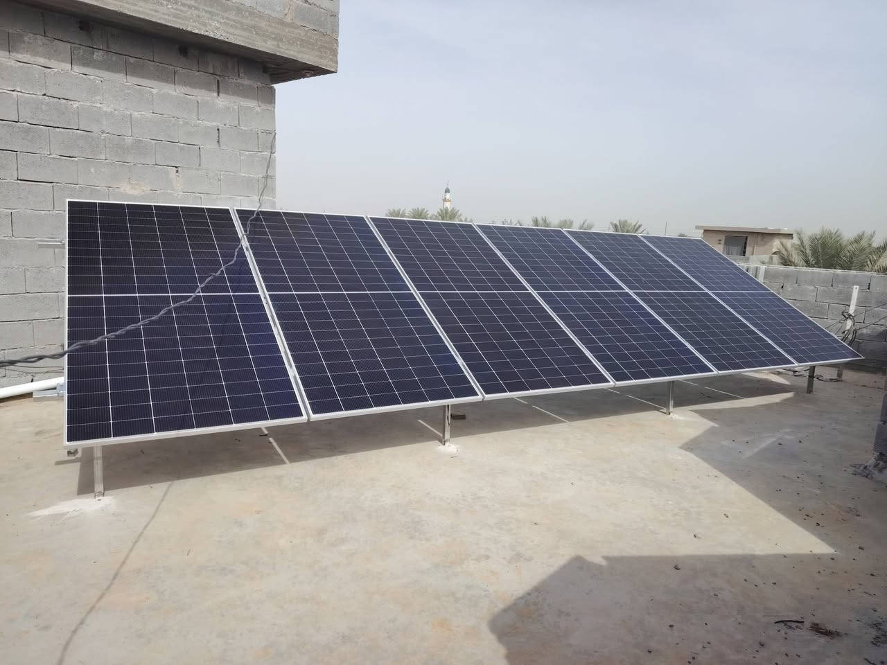 بســـم اللــه 
 وعلى بركة الله 

حسب طلب الزبون
  تم تنصيب منظومة 10 امبير على مدار 24 متناوبه مع الوطنيه وداعآ للانقطاع الكهرباء وداعآ للمولدات 

لآحد الزبائن 

جمال عدنان العيساوي 

في السجر

المنضومه مكونه من الالواح لونجي جيل7 احدث اصدار حجم615ضمان 12 سنه 
والبطاريه Svolt فوسفات الحديد اليثيوم 10k ضمان 5 سنوات
جهاز Deye  حجم الانفيرتر 6K ضمان 2 سنوات 
فولتيه ثابته والهيرتزيه ثابته

يوجد لدينا انفيرترات Deye ممتاز ضمان 2 سنوات ضمانات حقيقيه 

التنفيذ
 (شركة الحياة لحلول الطاقة الشمسية)

الشركه مستعده لتجهيز كافه البيوت والمرشات الزراعيه 
_______  _  _  _  _  _
العنوان: 
الفلوجة مقابل جامع الراوي

للاستفسار الاتصال عل الارقام التاليه. 

***********
***********
@متابعين  إشارة
