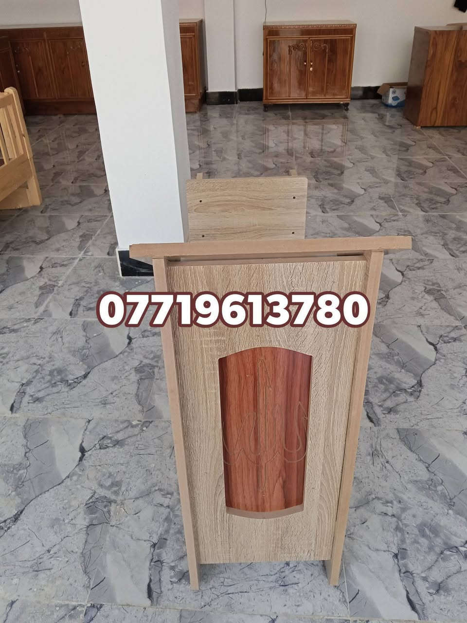 مصلايه لكبار السن شغل درجه اولى
جربايه طفل صفحهه سلايت هزاز شغل درجه اولى تريدها هزاز تريده جربايه معمل ومعرض الزبيدي للاثاث المنزلي البوابه مدخل حسينيه بيت عاشور
